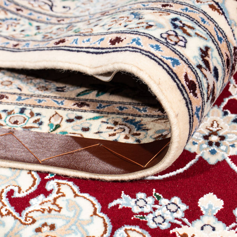 Dywan perski - Nain - Premium kwadratowy  - 211 x 200 cm - beżowy