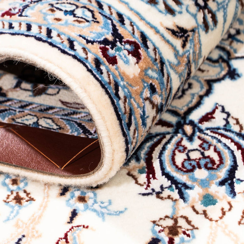 Dywan perski - Nain - Premium - 206 x 131 cm - beżowy