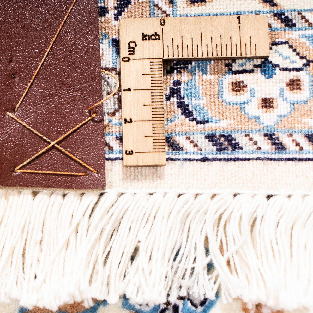 Dywan perski - Nain - Premium - 206 x 131 cm - beżowy