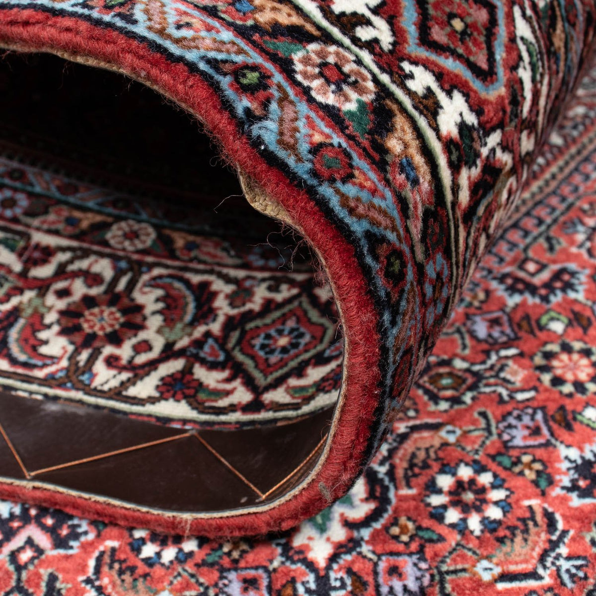 Dywan perski - Bijar - 214 x 131 cm - jasna czerwień