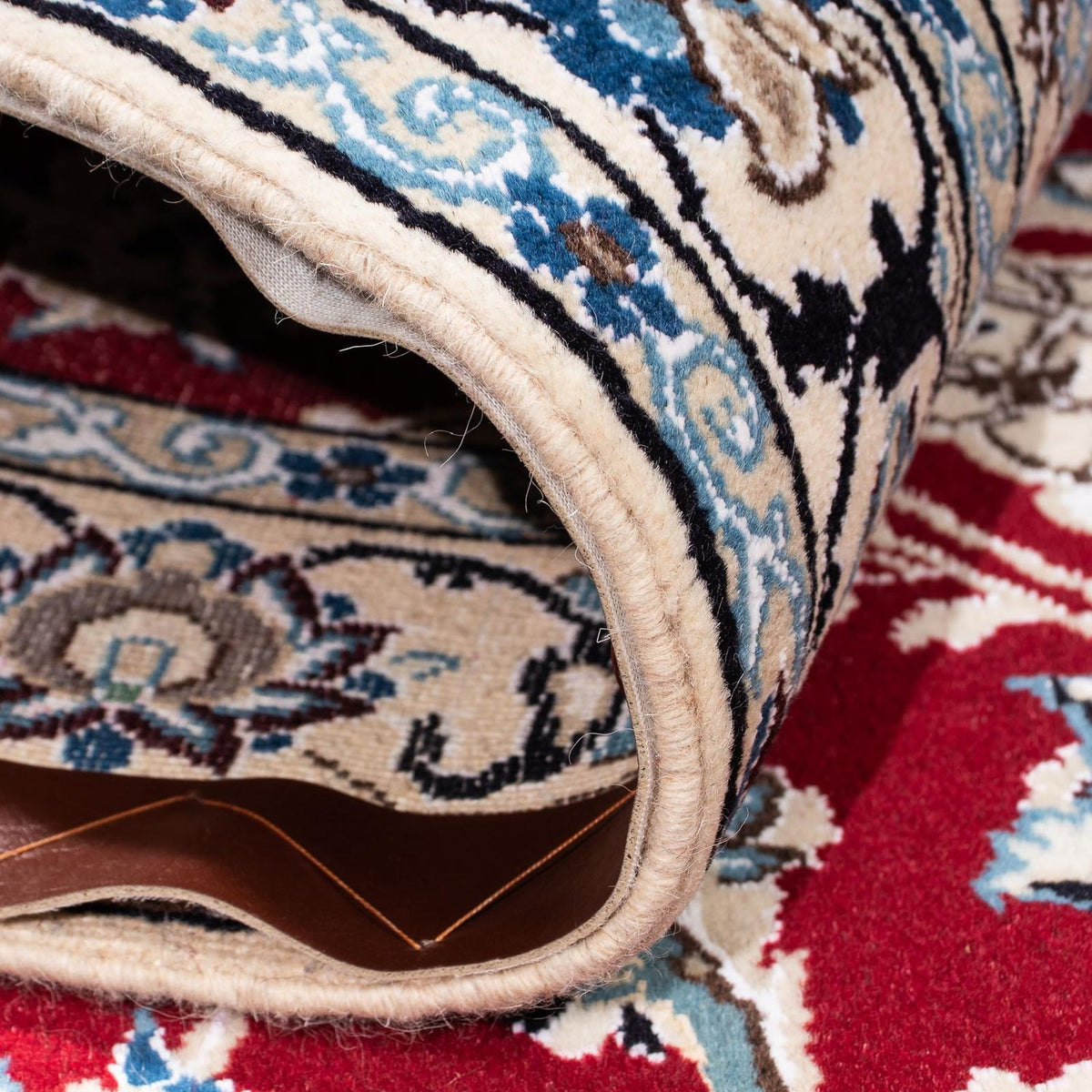 Dywan perski - Nain - Królewski - 169 x 113 cm - ciemna czerwień