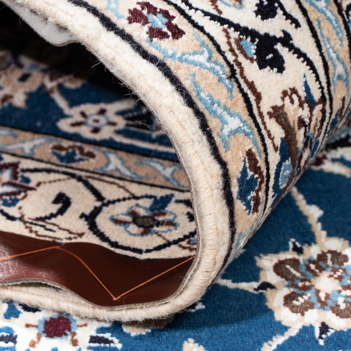 Dywan perski - Nain - Królewski - 176 x 113 cm - niebieski