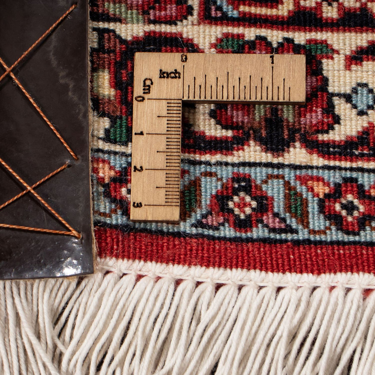 Dywan perski - Bijar - 302 x 210 cm - ciemna czerwień