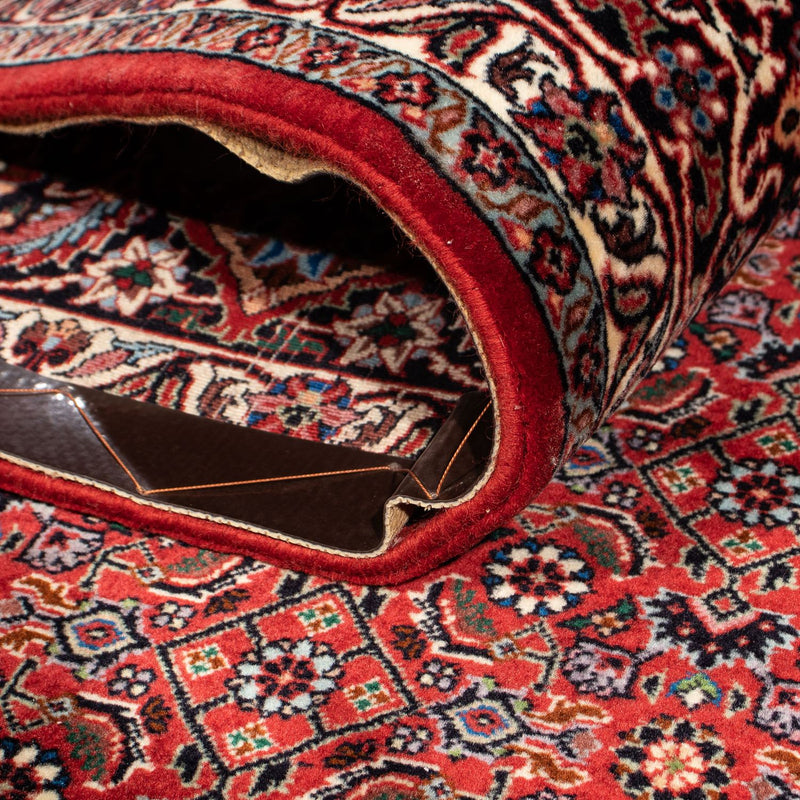 Dywan perski - Bijar - 298 x 205 cm - ciemna czerwień