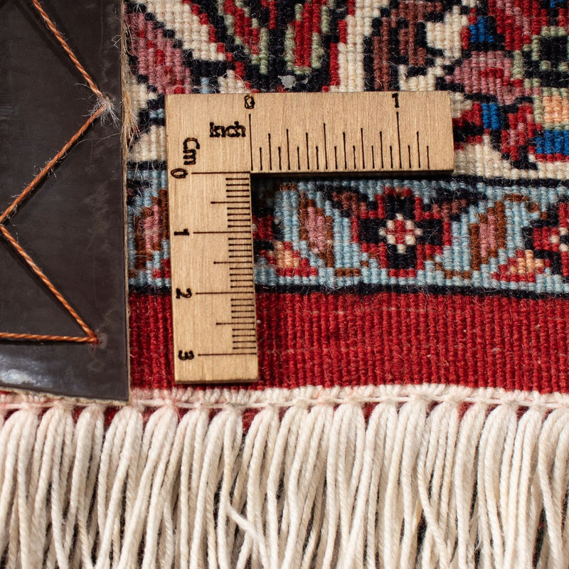 Dywan perski - Bijar - 298 x 205 cm - ciemna czerwień