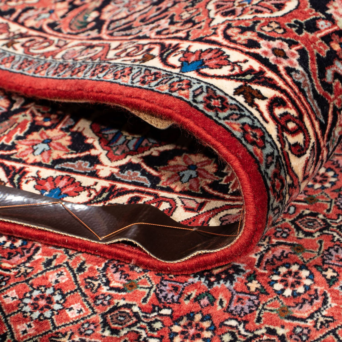 Dywan perski - Bijar - 299 x 202 cm - ciemna czerwień