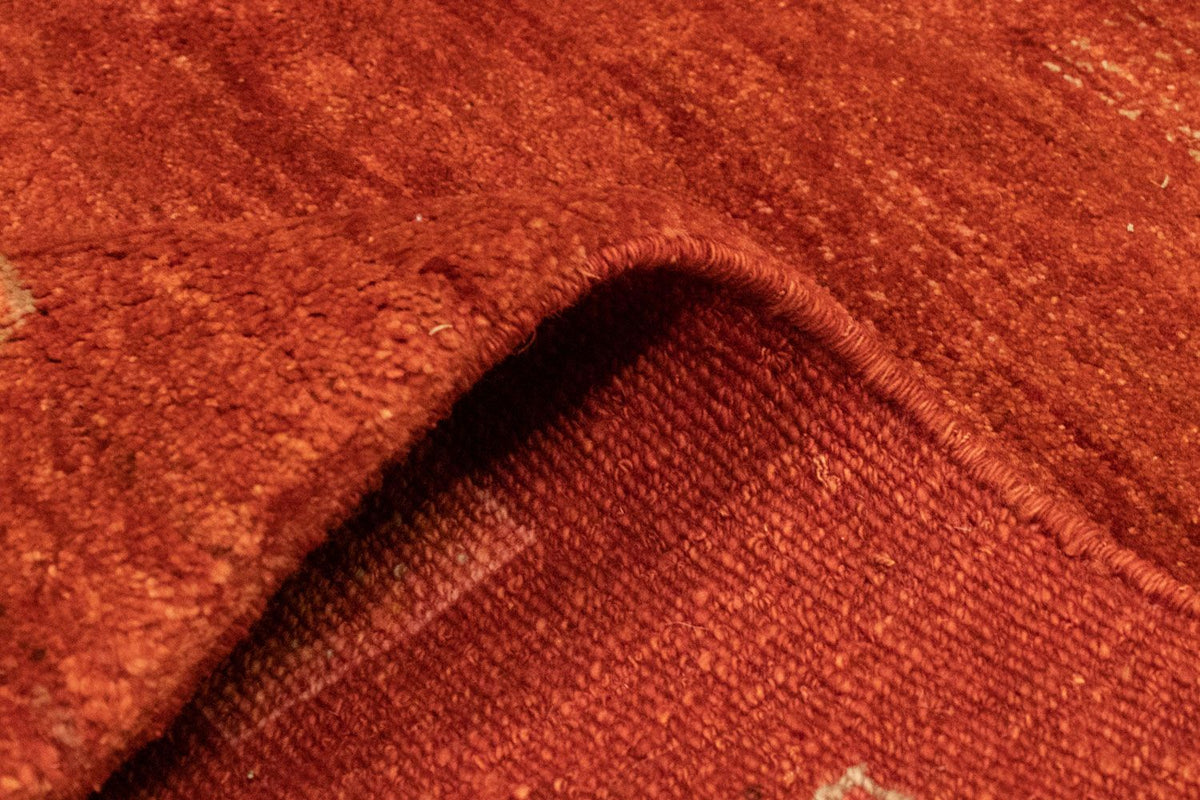 Dywan Gabbeh - perski - 226 x 177 cm - czerwony