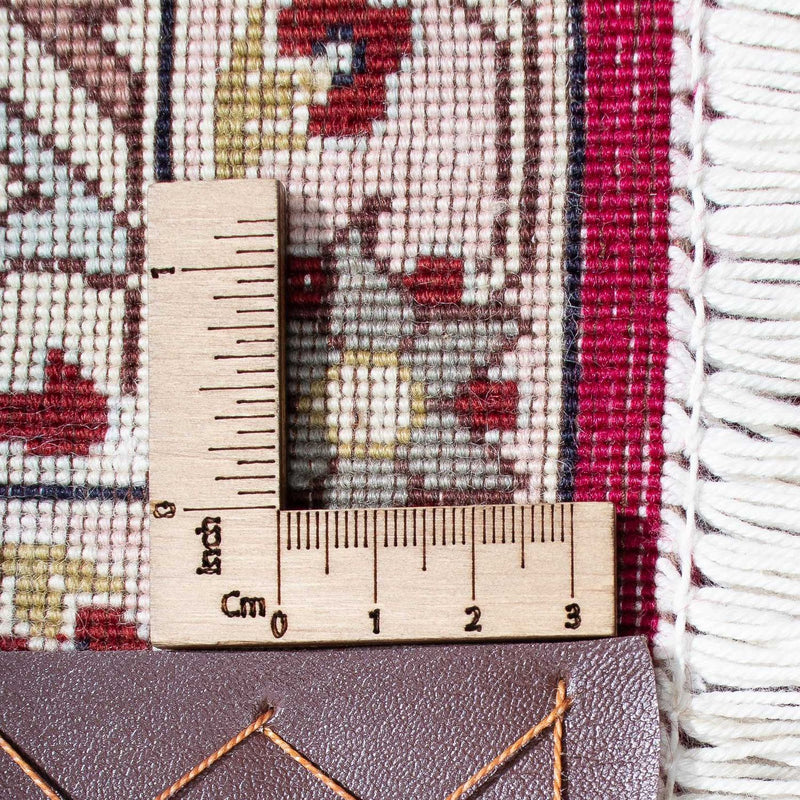 Dywan perski - Tabriz - Królewski - 300 x 203 cm - ciemna czerwień