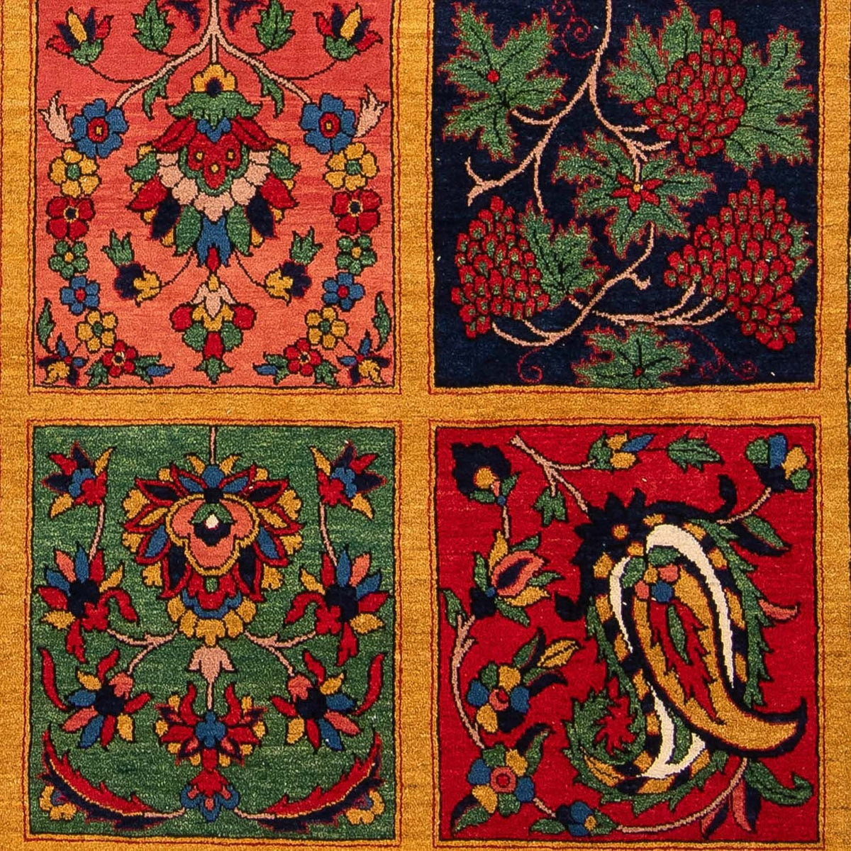 Perski dywan - Nomadyczny - 361 x 246 cm - ciemna czerwień