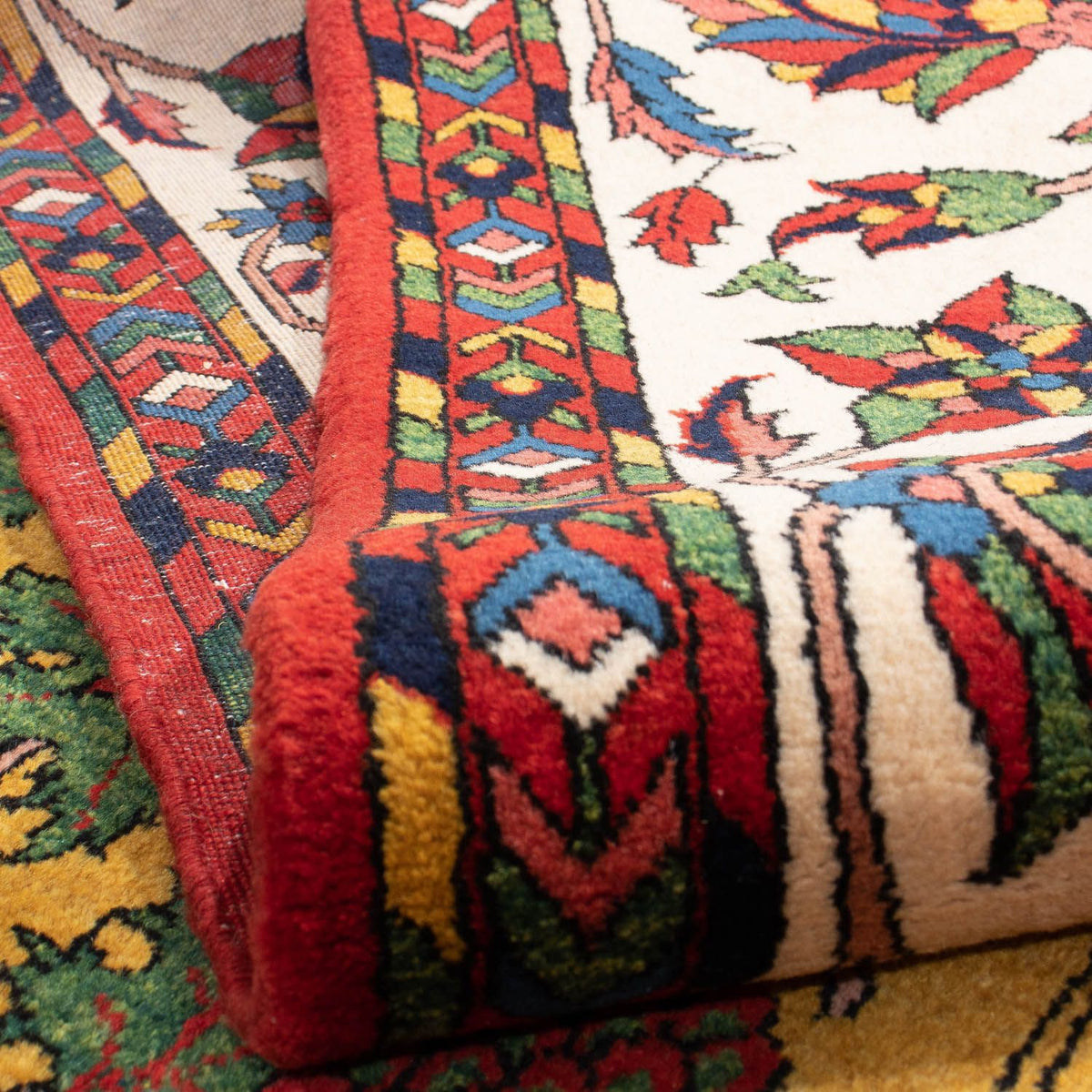 Perski dywan - Nomadyczny - 338 x 246 cm - ciemna czerwień