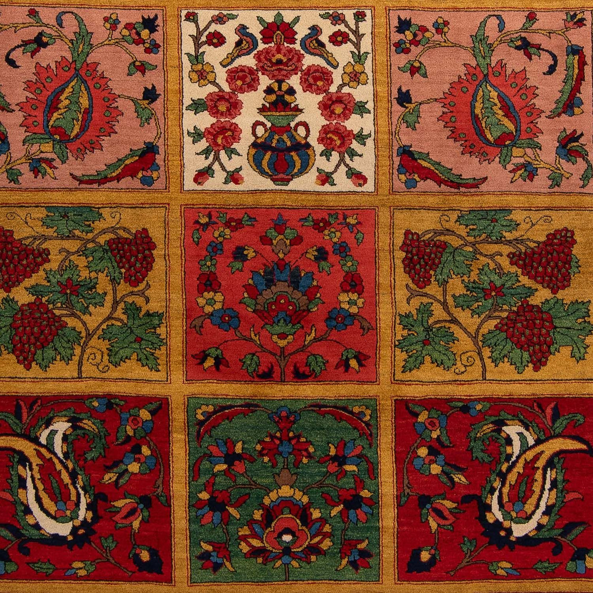 Perski dywan - Nomadyczny - 335 x 250 cm - ciemna czerwień