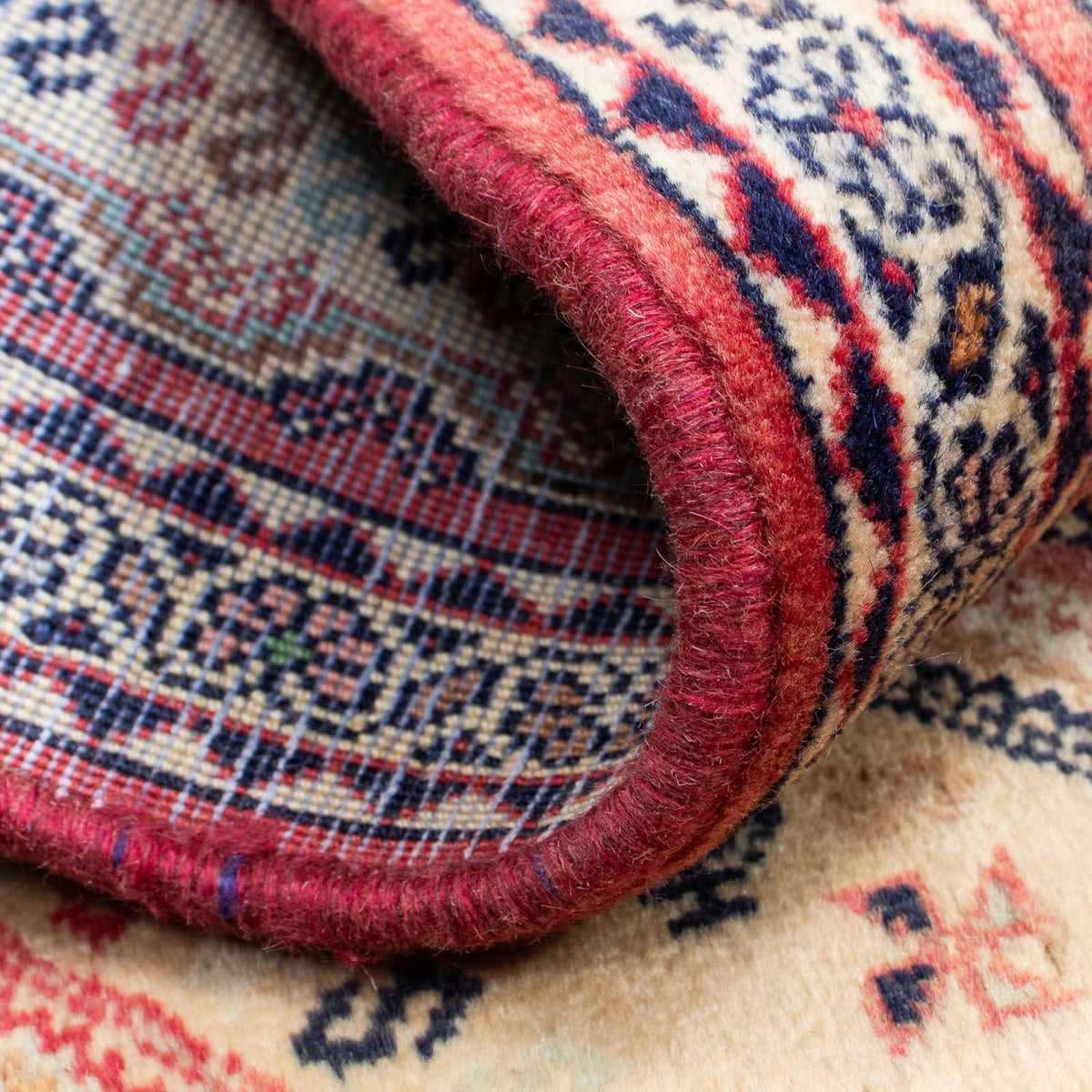 Perski dywan - Nomadyczny - 122 x 73 cm - jasna czerwień