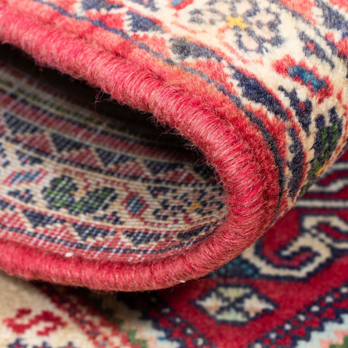 Perski dywan - Nomadyczny - 123 x 75 cm - jasna czerwień