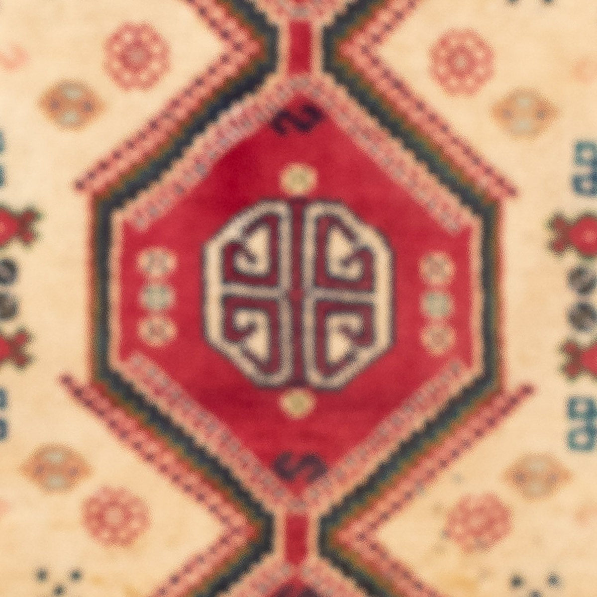 Perski dywan - Nomadyczny - 117 x 74 cm - jasna czerwień