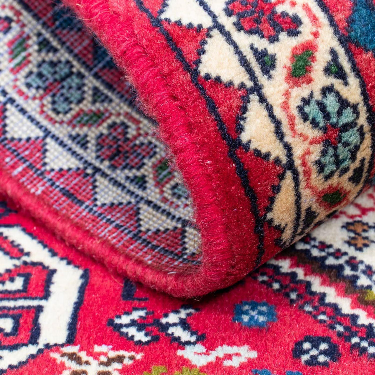 Perski dywan - Nomadyczny - 117 x 74 cm - jasna czerwień