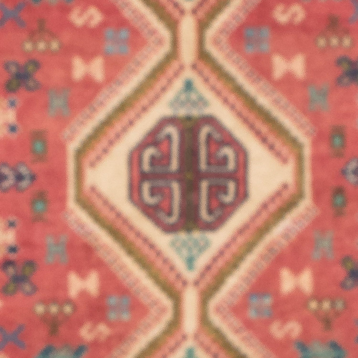 Perski dywan - Nomadyczny - 123 x 78 cm - jasna czerwień