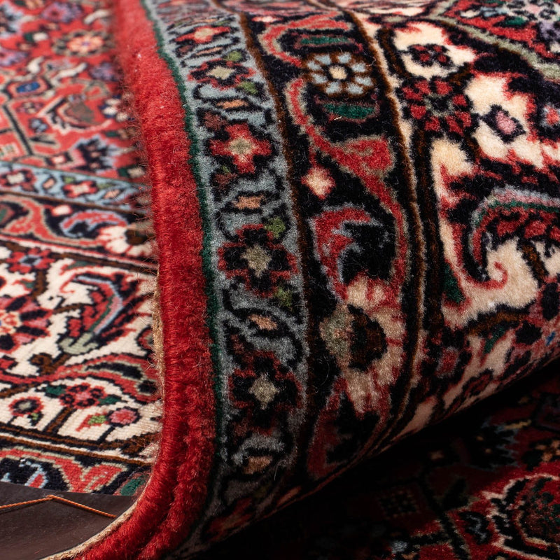 Dywan perski - Bijar - 243 x 173 cm - ciemna czerwień