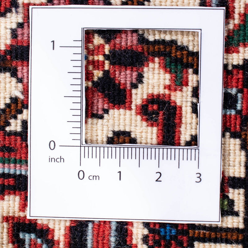 Dywan perski - Bijar - 243 x 173 cm - ciemna czerwień