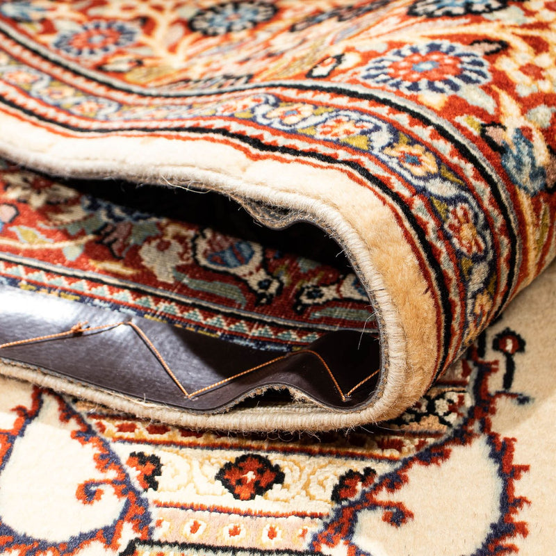 Dywan perski - Ghom - 210 x 135 cm - beżowy