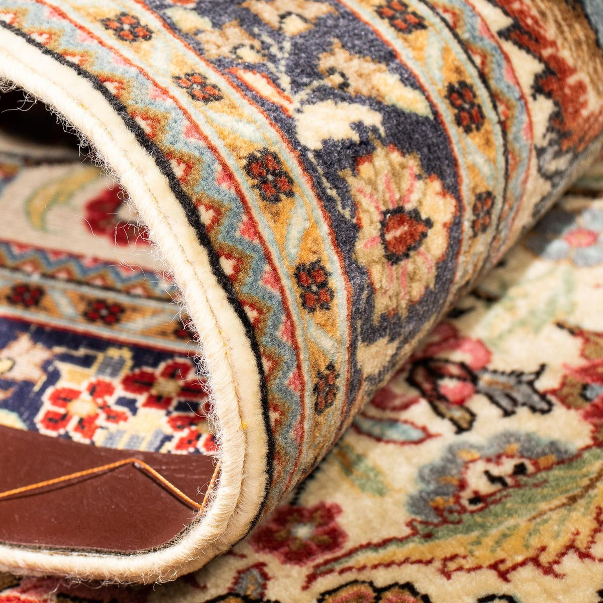 Biegacz Dywan perski - Ghom - 265 x 70 cm - beżowy