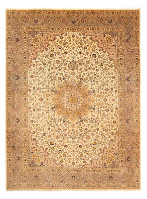 Dywan perski - Tabriz - 377 x 298 cm - jasnobrązowy