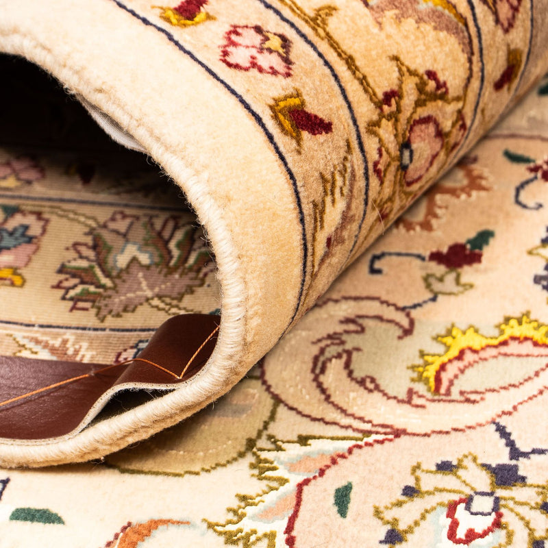 Dywan perski - Tabriz - 377 x 298 cm - jasnobrązowy