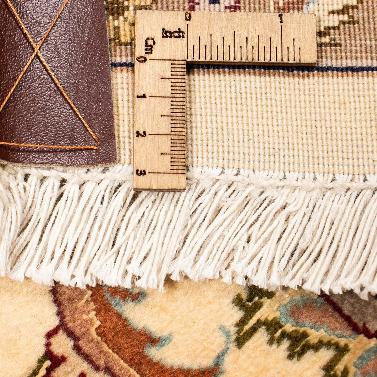 Dywan perski - Tabriz - 377 x 298 cm - jasnobrązowy