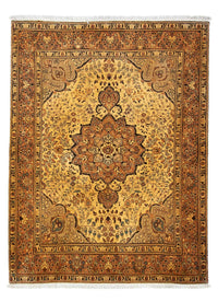 Dywan perski - Tabriz - 205 x 154 cm - brązowy