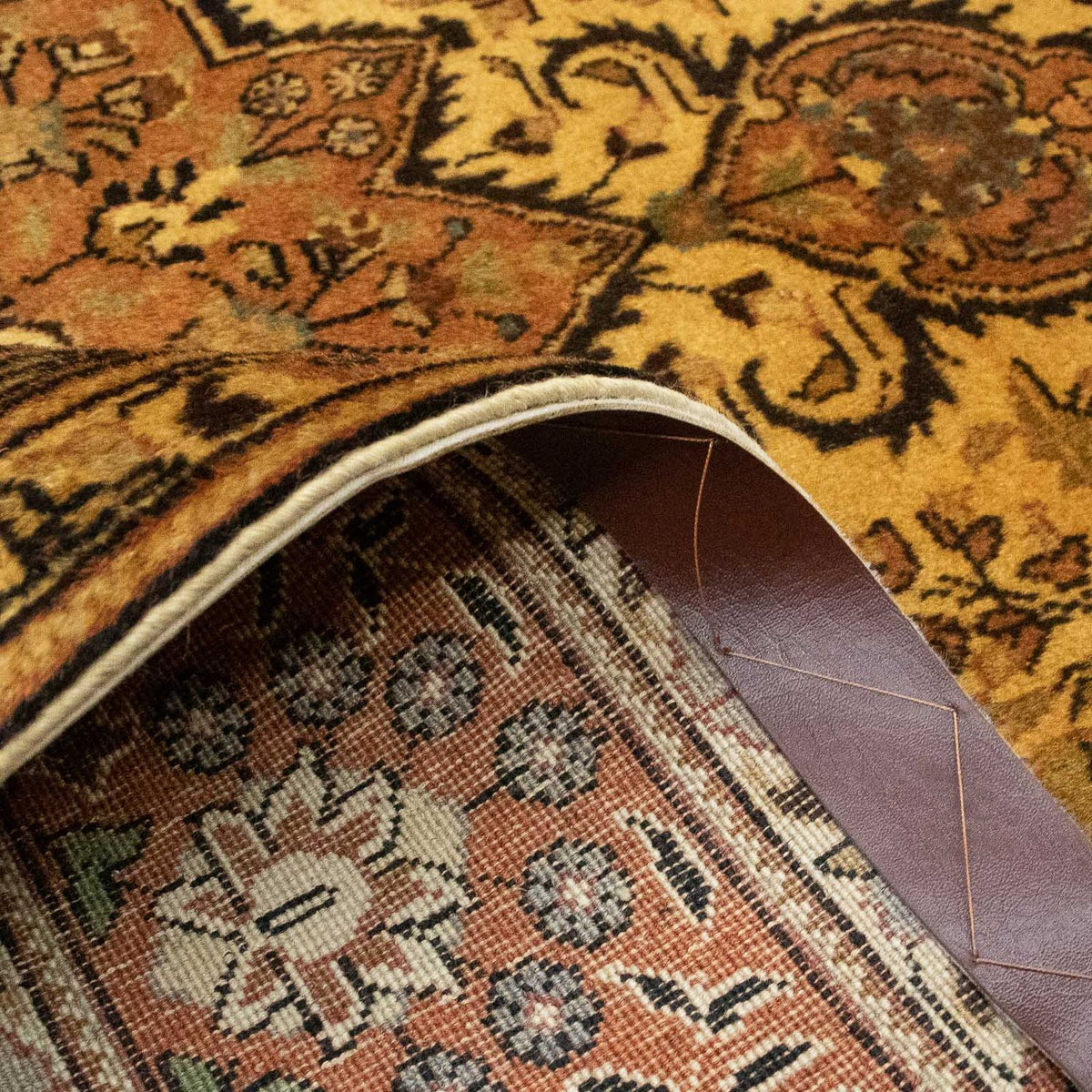 Dywan perski - Tabriz - 205 x 154 cm - brązowy