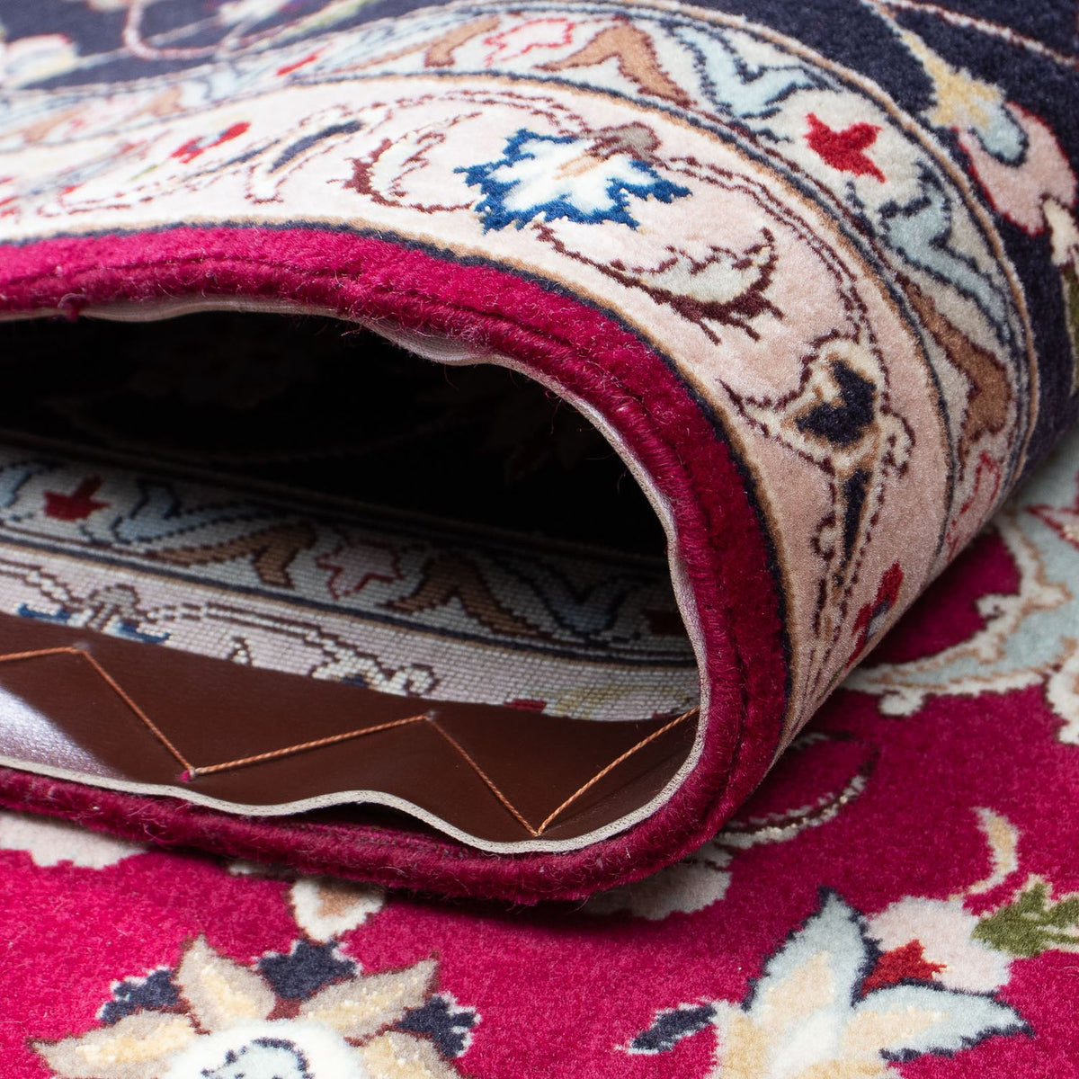 Dywan perski - Tabriz - Królewski - 307 x 204 cm - ciemna czerwień