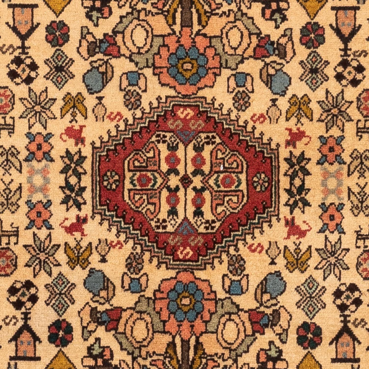 Perski dywan - Nomadyczny - 157 x 102 cm - jasna czerwień