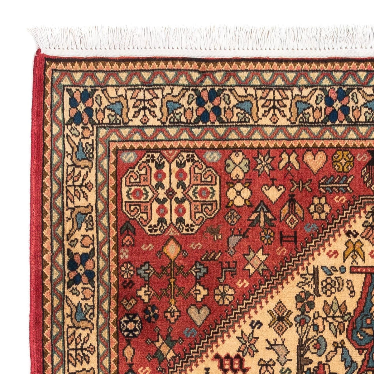 Perski dywan - Nomadyczny - 157 x 102 cm - jasna czerwień