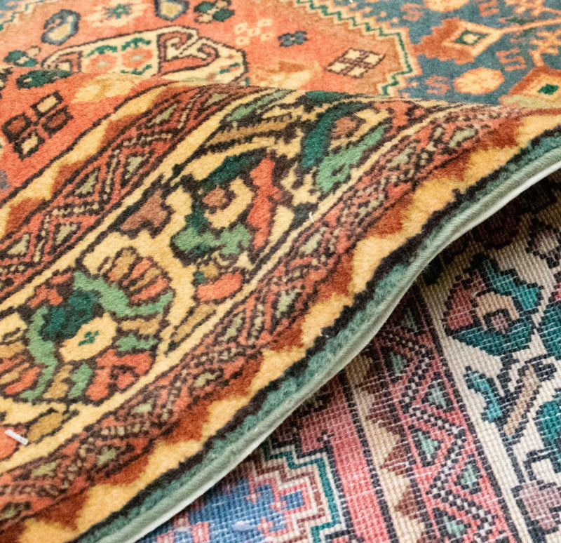 Perski dywan - Nomadyczny - 200 x 153 cm - jasna czerwień