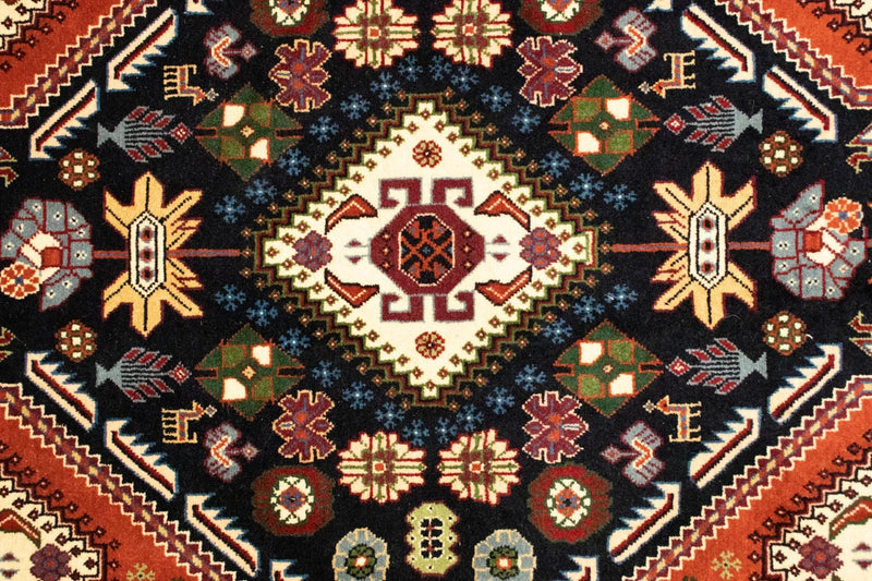 Perski dywan - Nomadyczny - 154 x 107 cm - ciemnoniebieski