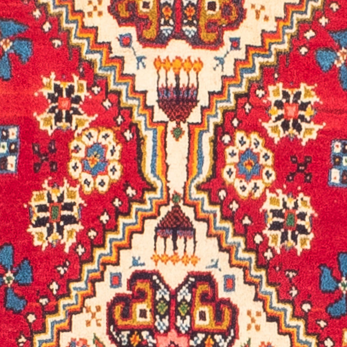 Perski dywan - Nomadyczny - 170 x 122 cm - czerwony