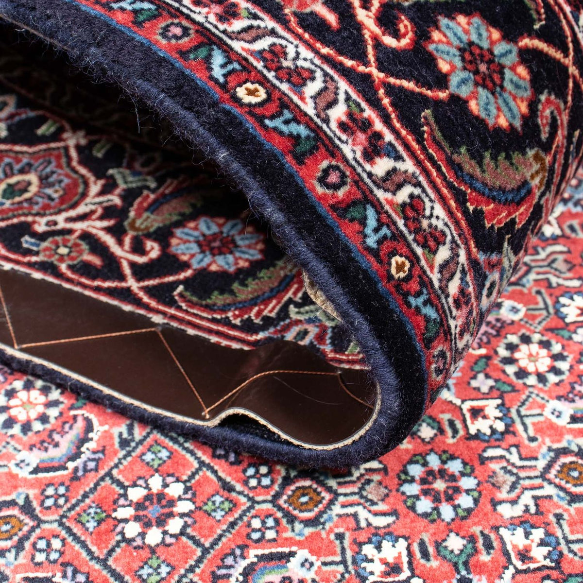 Biegacz Dywan perski - Bijar - 225 x 128 cm - jasna czerwień