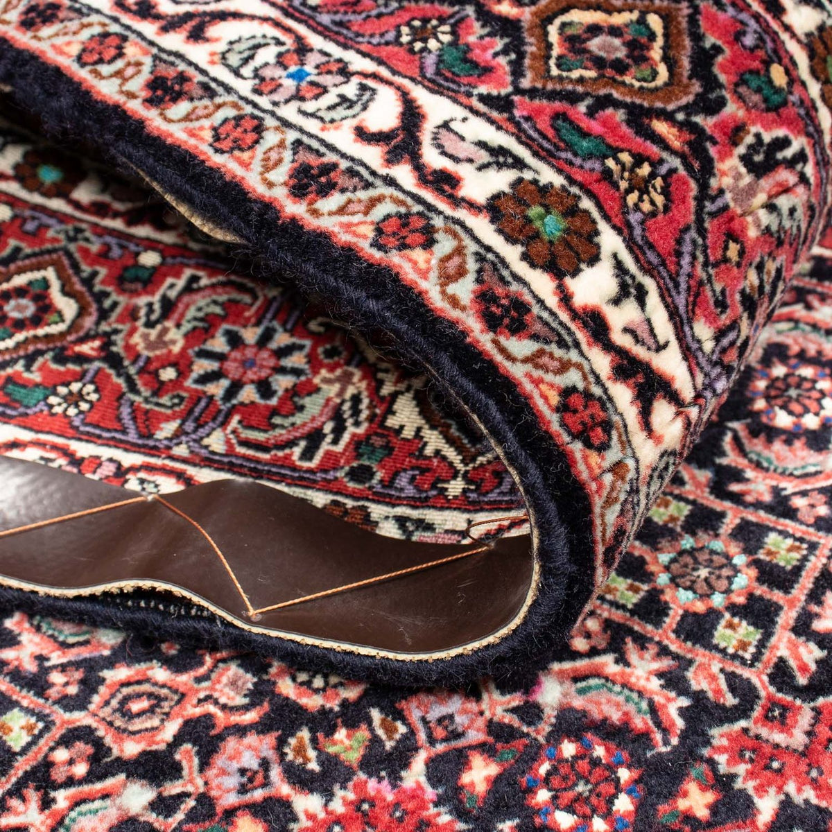 Dywan perski - Bijar - 214 x 133 cm - czerwony