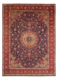 Dywan perski - Tabriz - 395 x 297 cm - jasna czerwień