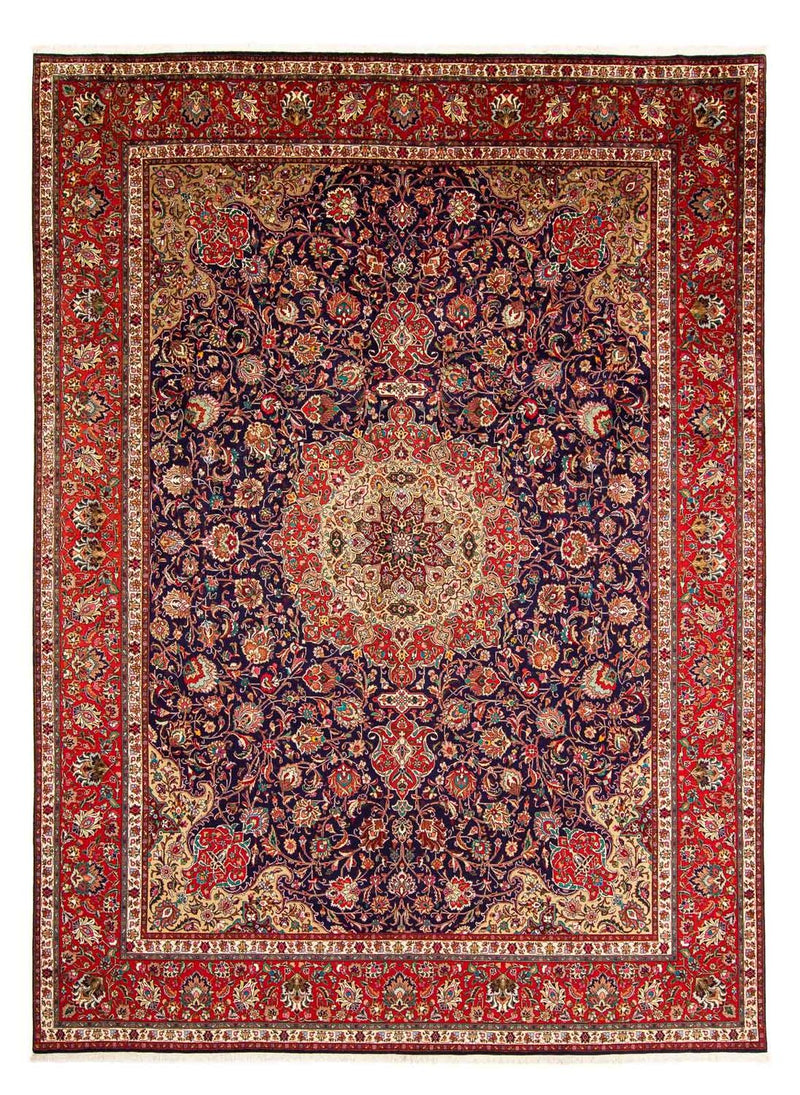Dywan perski - Tabriz - 395 x 297 cm - jasna czerwień