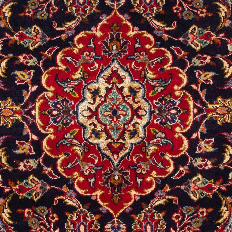 Dywan perski - Keshan - 116 x 78 cm - ciemnoniebieski