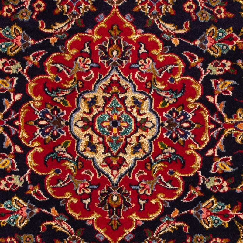 Dywan perski - Keshan - 118 x 77 cm - ciemnoniebieski