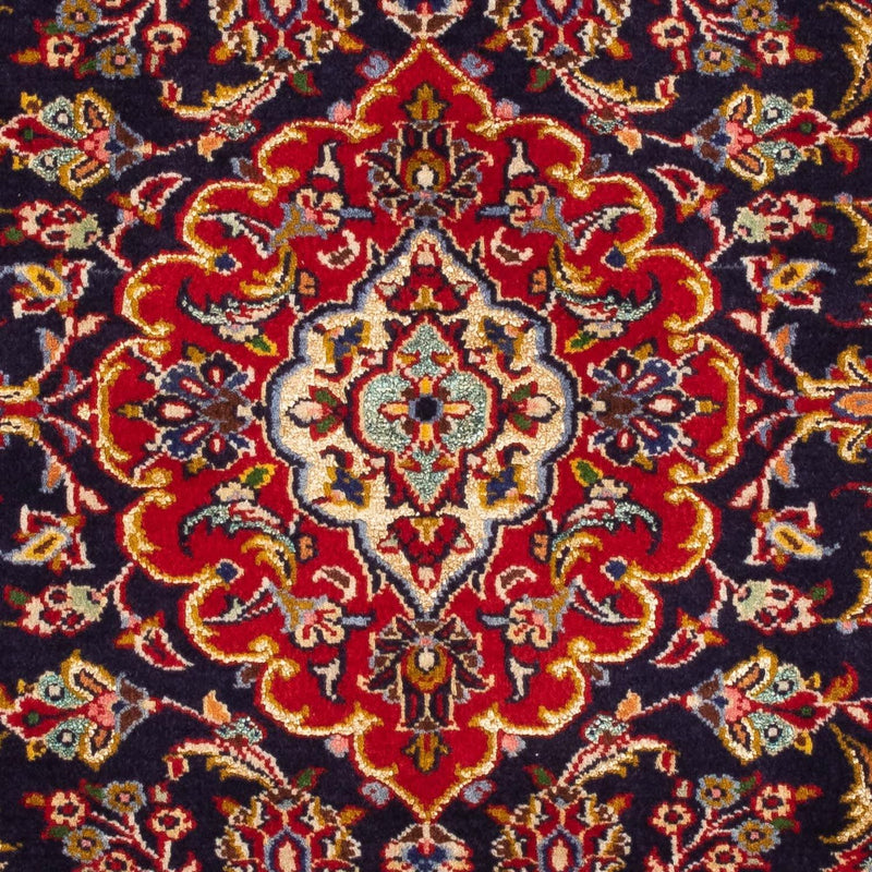 Dywan perski - Keshan - 113 x 78 cm - ciemnoniebieski