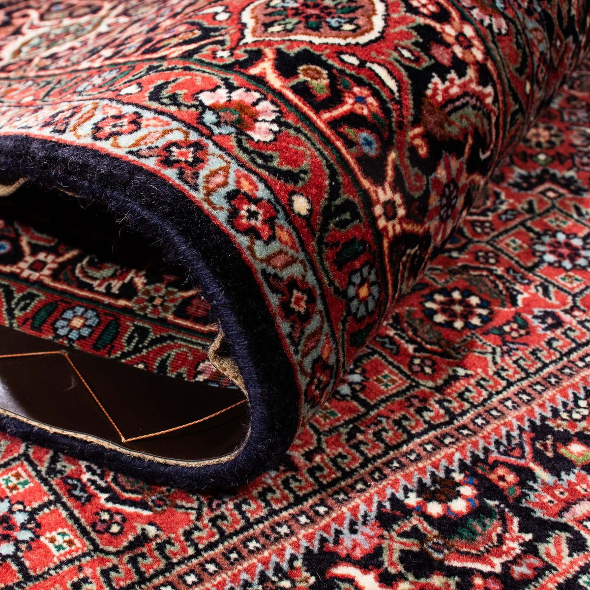 Dywan perski - Bijar - 238 x 175 cm - ciemna czerwień