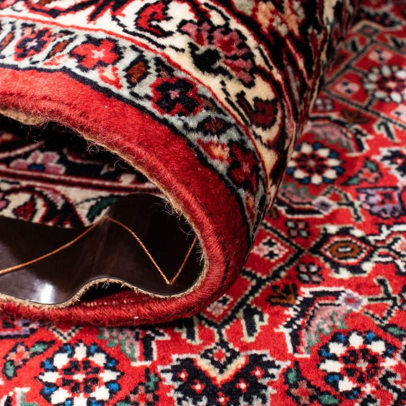 Dywan perski - Bijar - 246 x 170 cm - ciemna czerwień