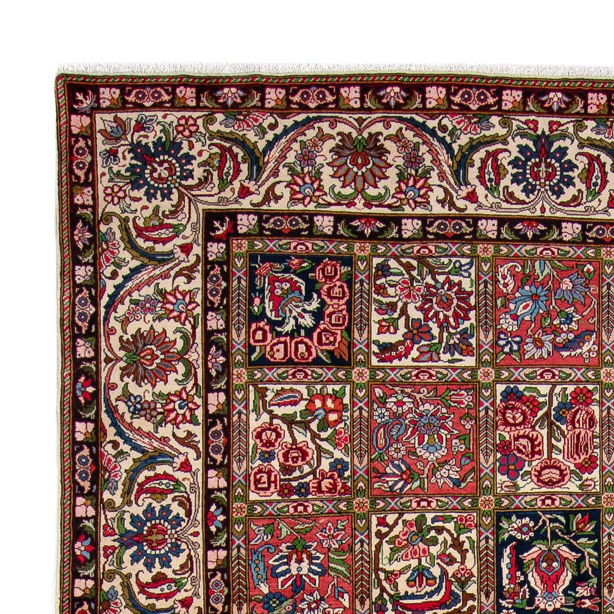 Perski dywan - Nomadyczny - 355 x 260 cm - ciemnoniebieski