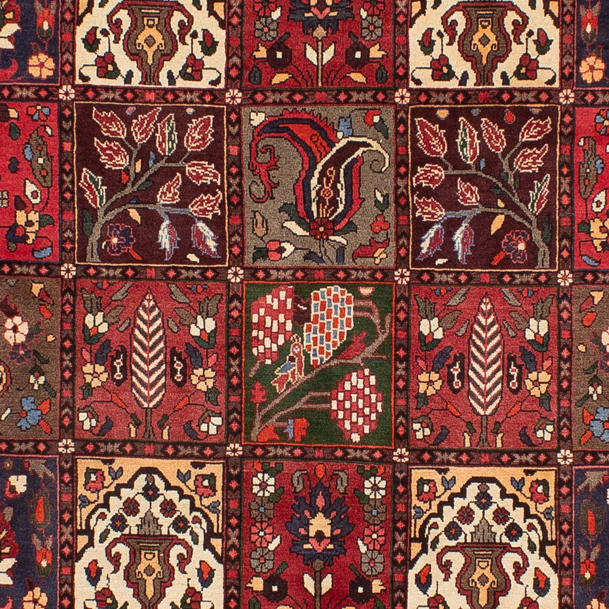 Perski dywan - Nomadyczny - 310 x 210 cm - ciemna czerwień