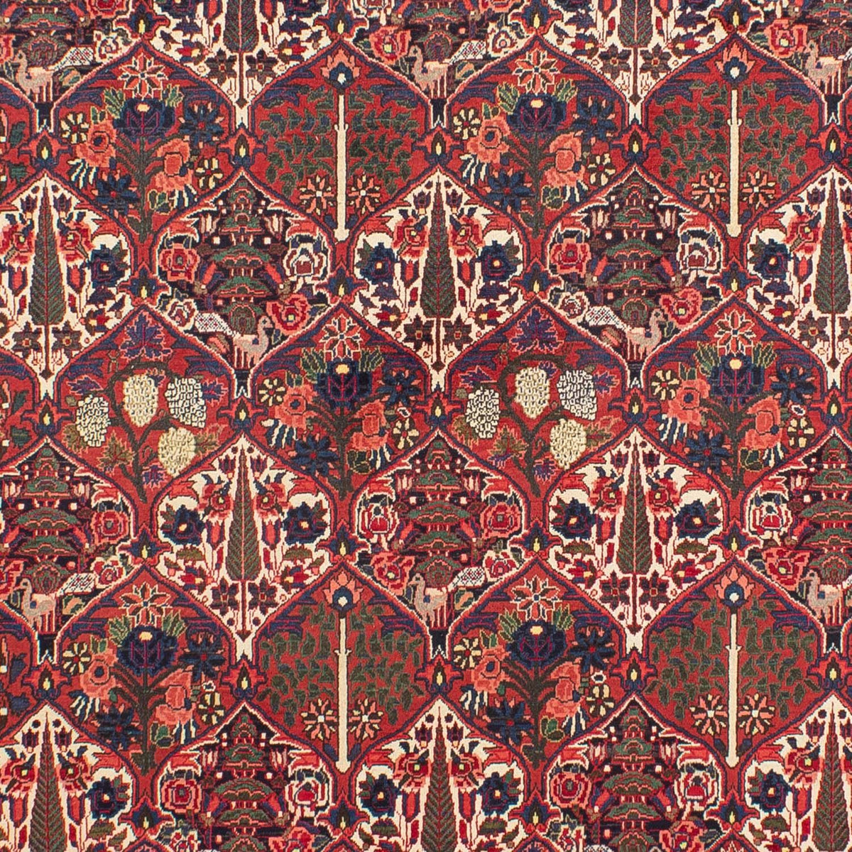 Perski dywan - Nomadyczny - 323 x 210 cm - ciemna czerwień