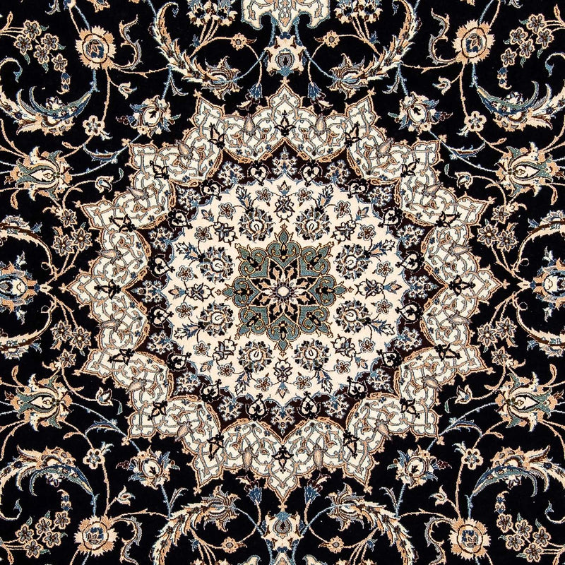 Dywan perski - Nain - Premium - 296 x 200 cm - ciemnoniebieski