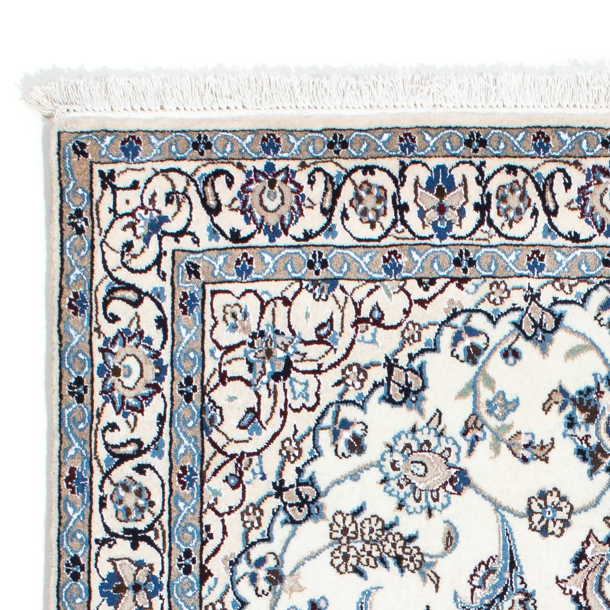 Dywan perski - Nain - Królewski - 182 x 114 cm - beżowy