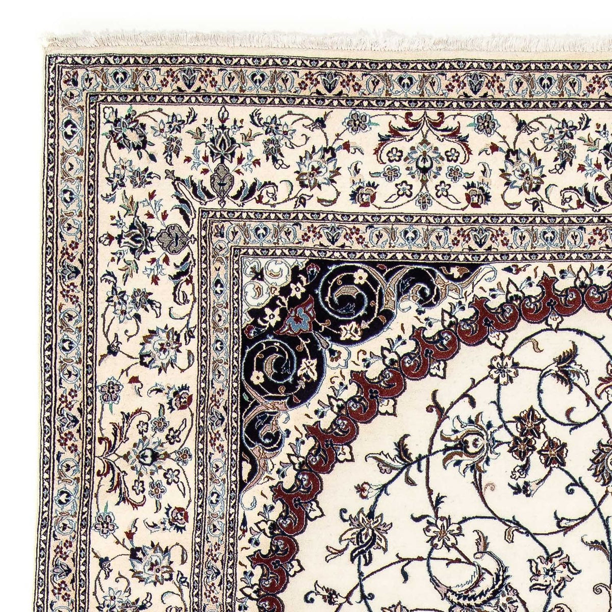 Dywan perski - Nain - Premium - 314 x 200 cm - beżowy